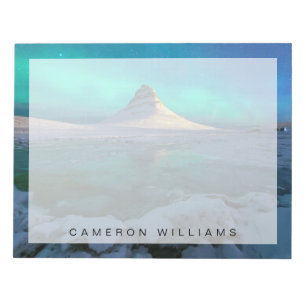 Ice & Snow Kirkjufell Mountain, Iceland Notepad