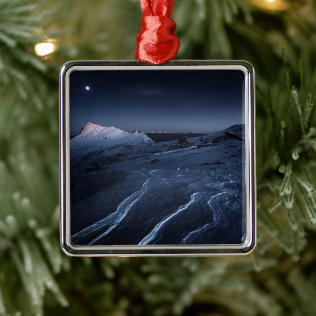 Ice & Snow | Kiso-Komagatake Plateau, Japan Alps Metal Ornament (Tree)