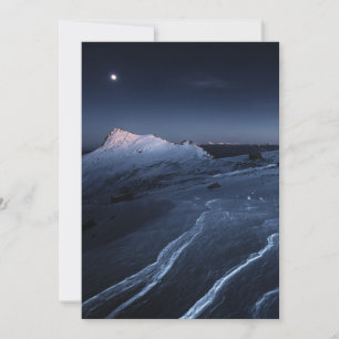 Ice & Snow Kiso-Komagatake Plateau, Japan Alps Thank You Card