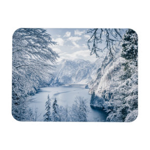 Ice & Snow   Königssee Lake, Germany Magnet
