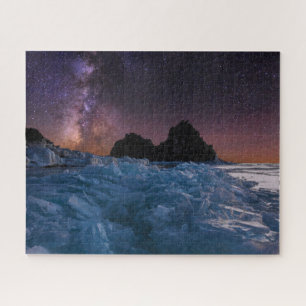 Ice & Snow Lake Baikal, Siberia, Russia Jigsaw Puzzle