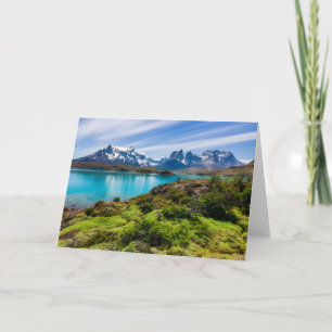 Ice & Snow Lake Pehoe, Patagonia, Chile Card