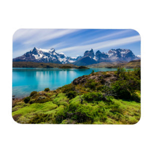 Ice & Snow Lake Pehoe, Patagonia, Chile Magnet