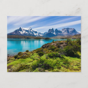 Ice & Snow   Lake Pehoe, Patagonia, Chile Postcard