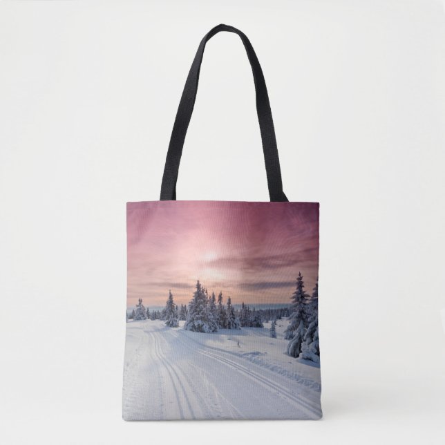 Ice & Snow | Lillehammer, Norway Tote Bag (Front)