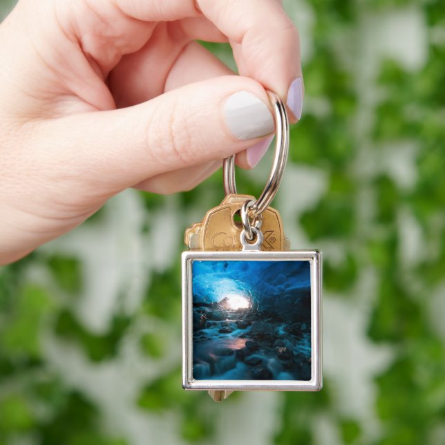 Ice & Snow | Mendenhall Glacier, Juneau, Alaska Key Ring (Hand)