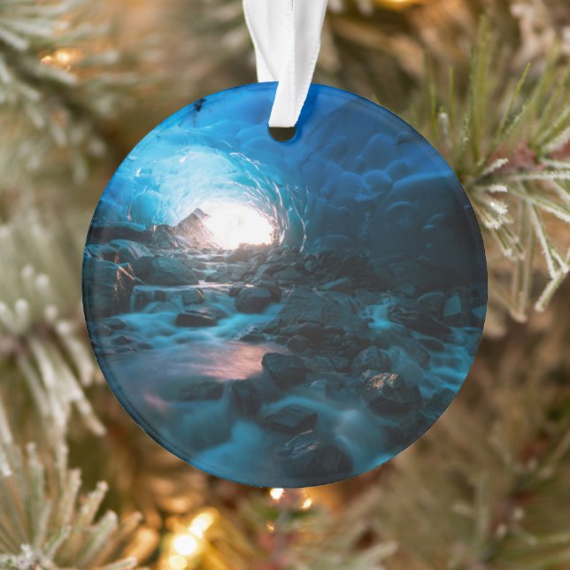 Ice & Snow | Mendenhall Glacier, Juneau, Alaska Ornament (Tree)