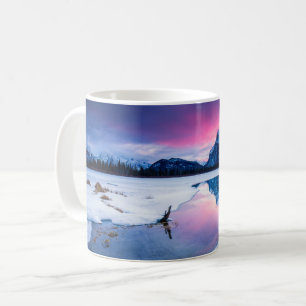 Ice & Snow Mt. Rundle, Canada Coffee Mug