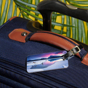 Ice & Snow Mt. Rundle, Canada Luggage Tag