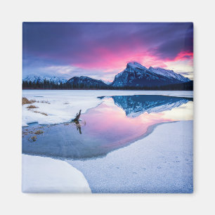 Ice & Snow   Mt. Rundle, Canada Magnet