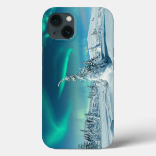 Ice & Snow   Northern Lights, Lapland, Finland iPhone 13 Case
