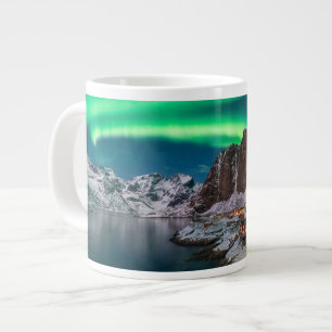 Ice & Snow   Northern Lights, Norway Large Coffee Mug