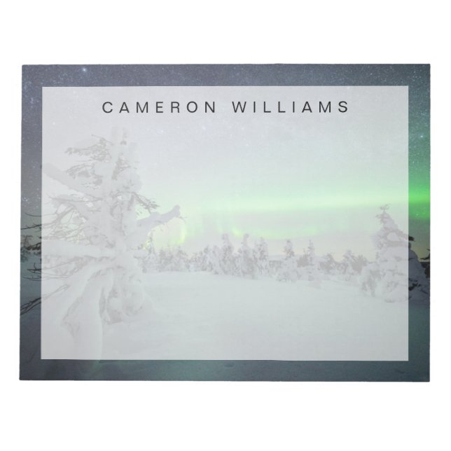 Ice & Snow | Pallas-Yllastunturi National Park Notepad (Front)