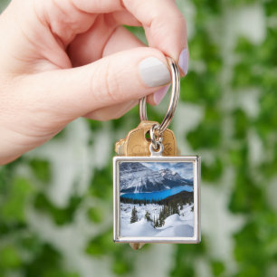 Ice & Snow   Peyto Lake, Canadian Rockies Key Ring