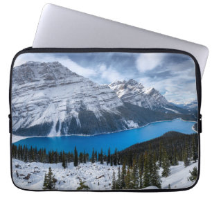 Ice & Snow   Peyto Lake, Canadian Rockies Laptop Sleeve