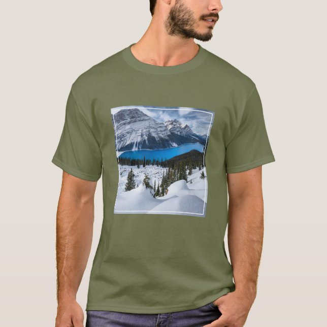 Ice & Snow | Peyto Lake, Canadian Rockies T-Shirt (Front)