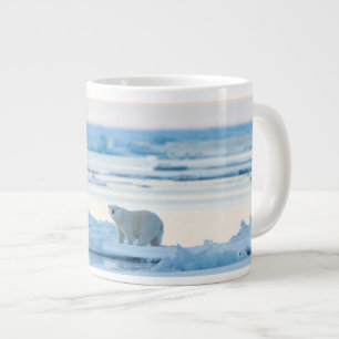 Ice & Snow Polar Bear Iceberg Norway Large Coffee Mug