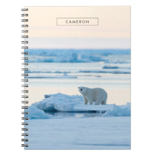Ice & Snow Polar Bear Iceberg Norway Notebook