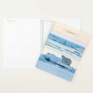 Ice & Snow Polar Bear Iceberg Norway Planner