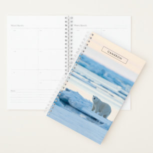 Ice & Snow Polar Bear Iceberg Norway Planner