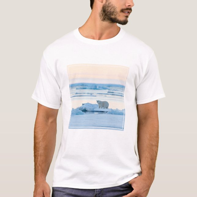 Ice & Snow | Polar Bear Iceberg Norway T-Shirt (Front)