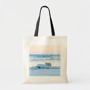 Ice & Snow Polar Bear Iceberg Norway Tote Bag