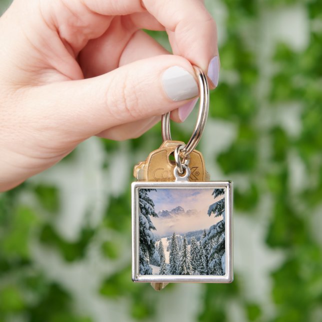 Ice & Snow | Rosengarten, Germany Key Ring (Hand)