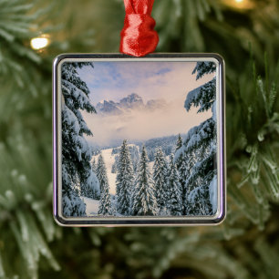 Ice & Snow Rosengarten, Germany Metal Ornament