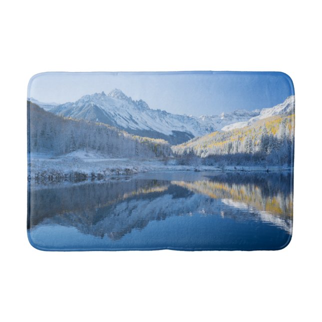 Ice & Snow | Silverton, Colorado Bath Mat (Front)