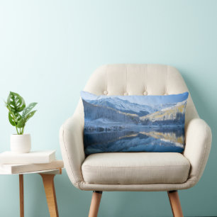 Ice & Snow Silverton, Colorado Lumbar Cushion