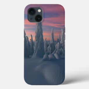 Ice & Snow   Snow Covered Trees, Lapland, Finland iPhone 13 Case