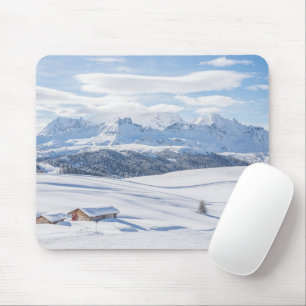 Ice & Snow Snowscape European Alps, Italy Mouse Pad