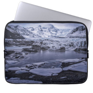 Ice & Snow Sólheimajökull Glacier, Iceland Laptop Sleeve