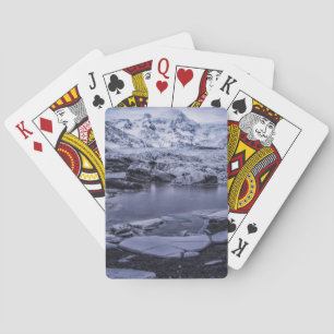 Ice & Snow   Sólheimajökull Glacier, Iceland Playing Cards
