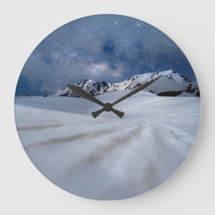 Ice & Snow   Tateyama-Kurobe, Japan Large Clock