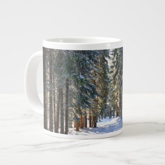 Ice & Snow | Tatra Mountains, Poland Large Coffee Mug (Front Left)