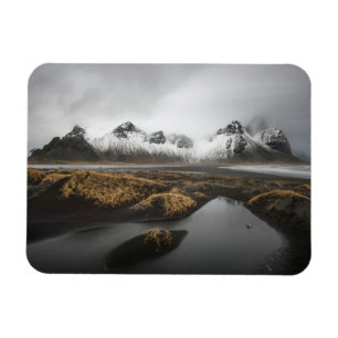 Ice & Snow Vestrahorn Mountain, Iceland Magnet