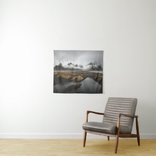 Ice & Snow   Vestrahorn Mountain, Iceland Tapestry