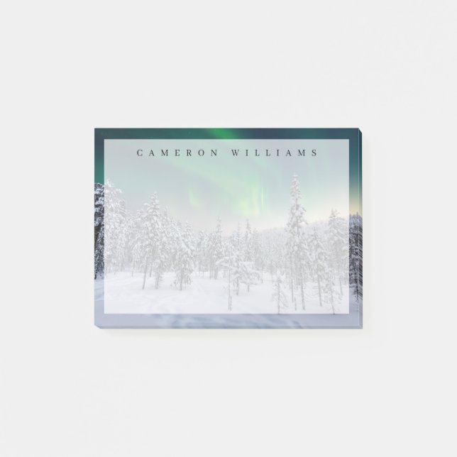 Ice & Snow | Winter Landscape, Finland Post-it Notes (Front)