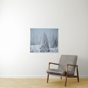 Ice & Snow   Woodland, Swiss Alps Tapestry