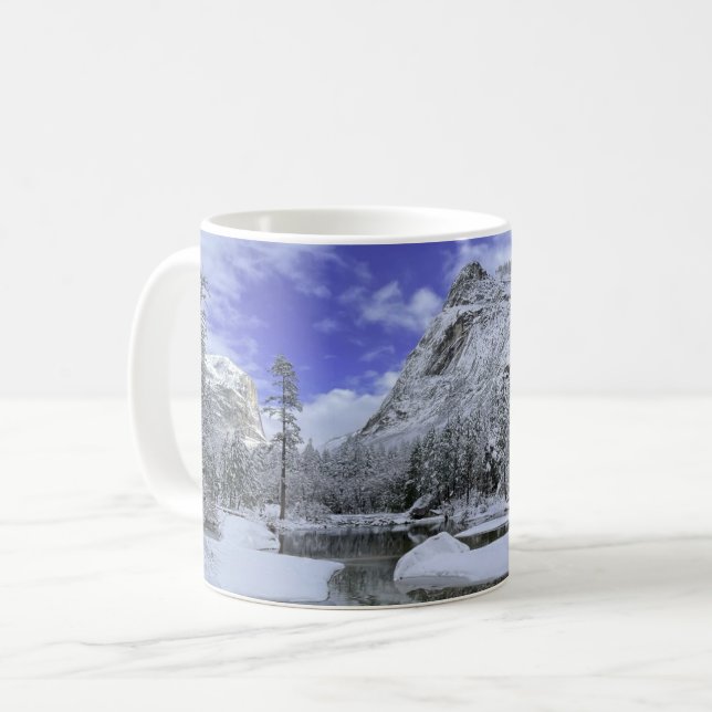 Ice & Snow | Yosemite National Park Coffee Mug (Front Left)