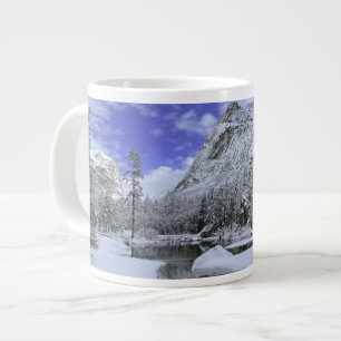 Ice & Snow Yosemite National Park Large Coffee Mug