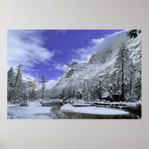 Ice & Snow   Yosemite National Park Poster