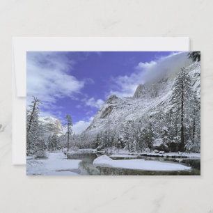 Ice & Snow Yosemite National Park Thank You Card
