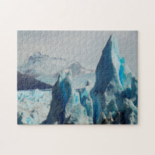 Ice Spikes In The Perito Moreno Andean Glacier Jigsaw Puzzle