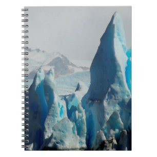 Ice Spikes In The Perito Moreno Andean Glacier Notebook