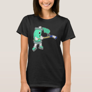 Ice spray Ice hockey Ice hockey stick Sports T-Shirt