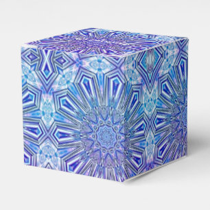 Ice Star Kaleidoscope Pattern Cube Favour Box