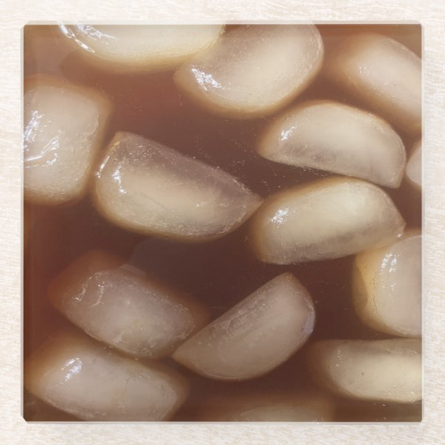 Ice Tea Glass Coaster (Front)