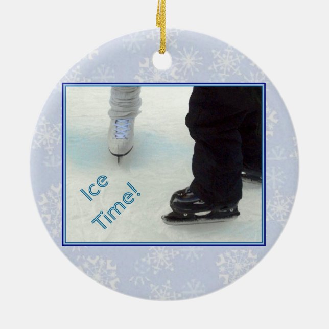 'Ice Time' Ornament (Back)
